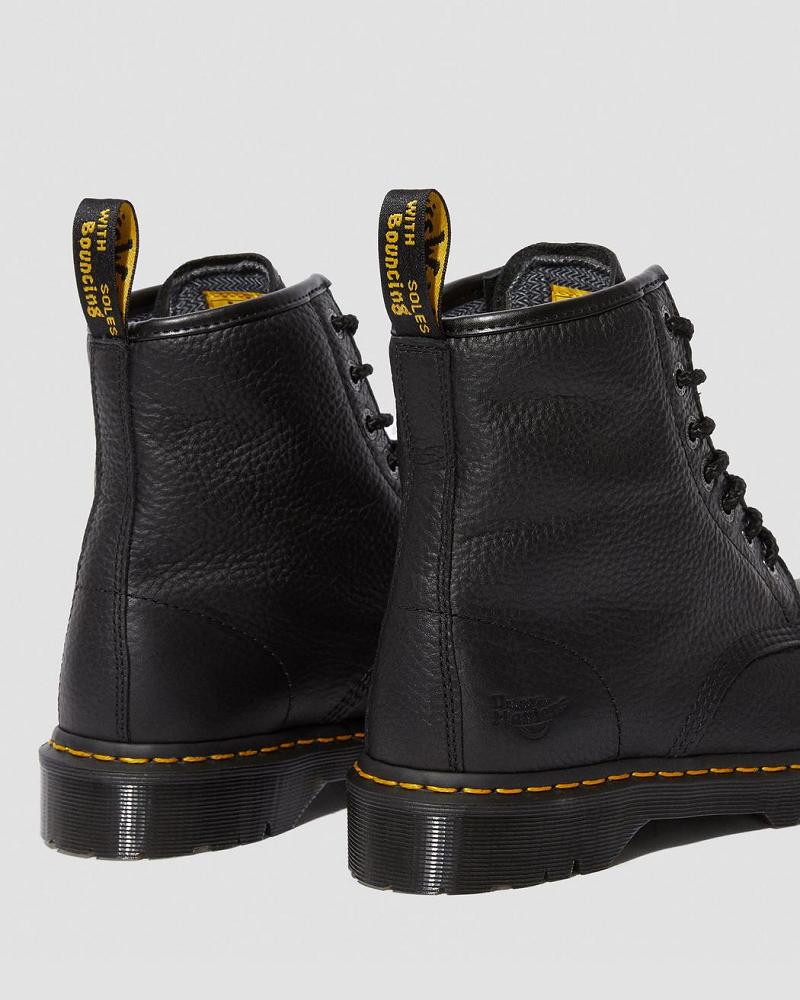 Botas De Trabajo Dr Martens Icon 7B10 Cuero Steel Puntera Mujer Negros | MX 399RVD